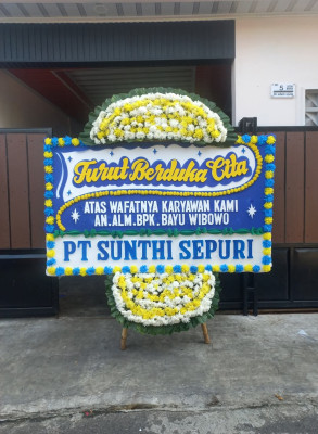 Papan Bunga Duka di Punggawan